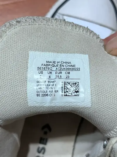 Zapatillas blancas Converse All Star - miniatura 6