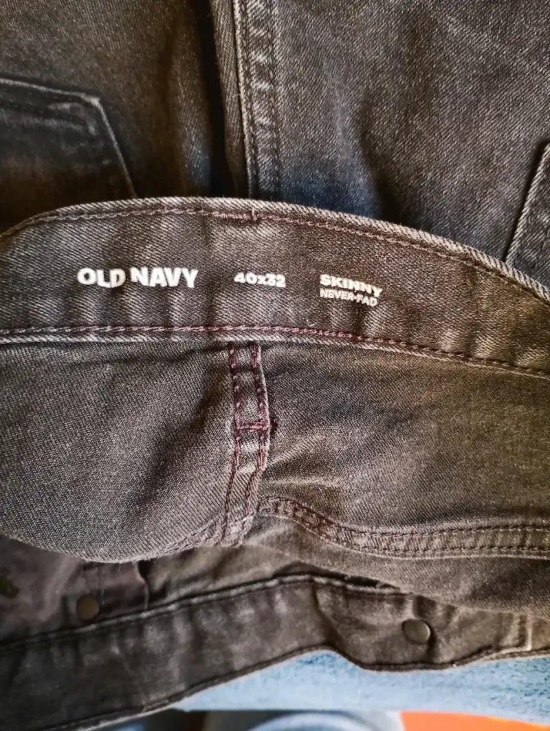 Jeans de Hombre Skinny Old Navy Negro Talla 40x32 - 3