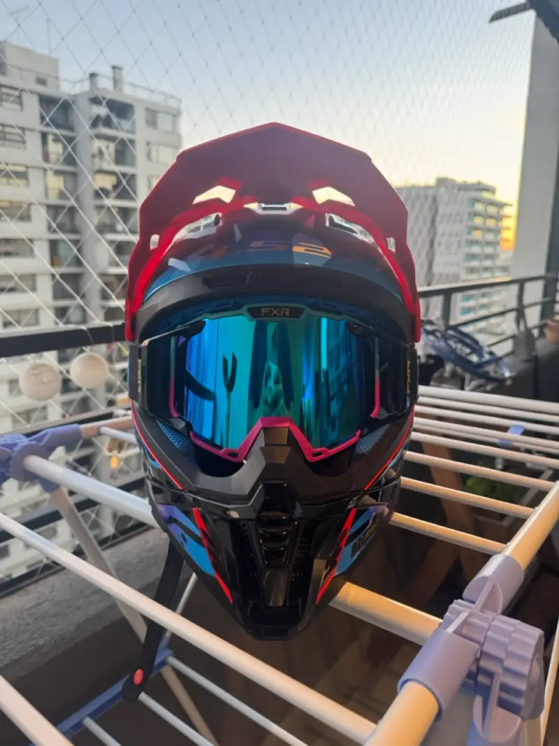 Casco LS2 + Antiparras FXR - 1