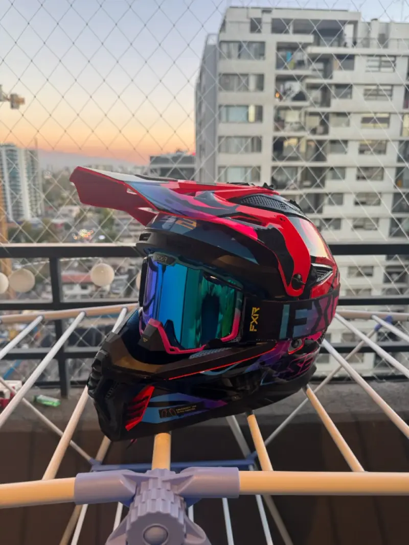 Casco LS2 + Antiparras FXR - 2