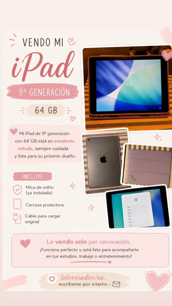 iPad 9ª Generación 64GB en excelente estado - 1
