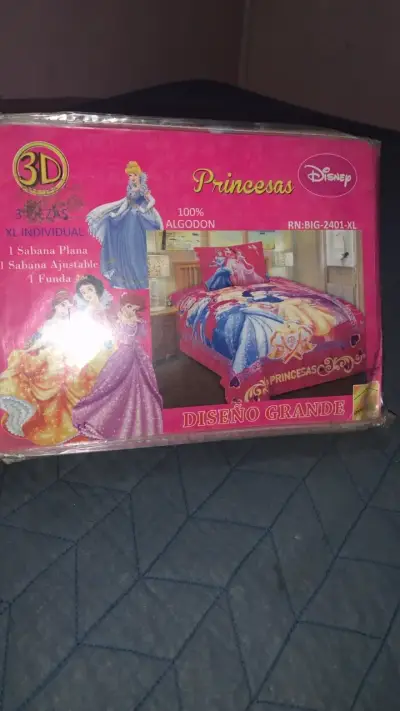 Juego de sábanas Disney Princesas 3 piezas - miniatura 1