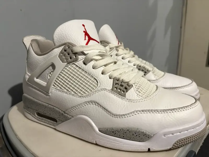 Zapatillas Air Jordan 4 Retro White Oreo - 1