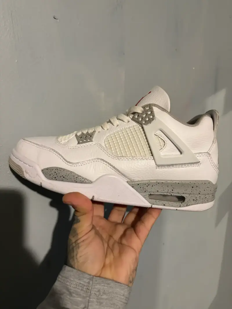 Zapatillas Air Jordan 4 Retro White Oreo - 4