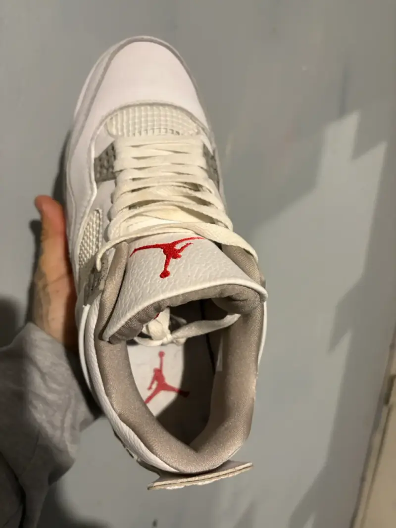 Zapatillas Air Jordan 4 Retro White Oreo - 5