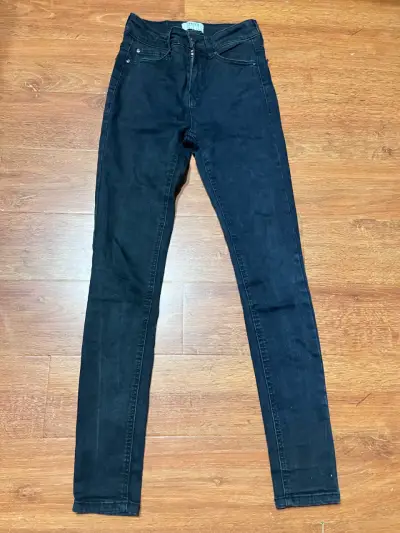 Jeans ajustados negro Foster - miniatura 1