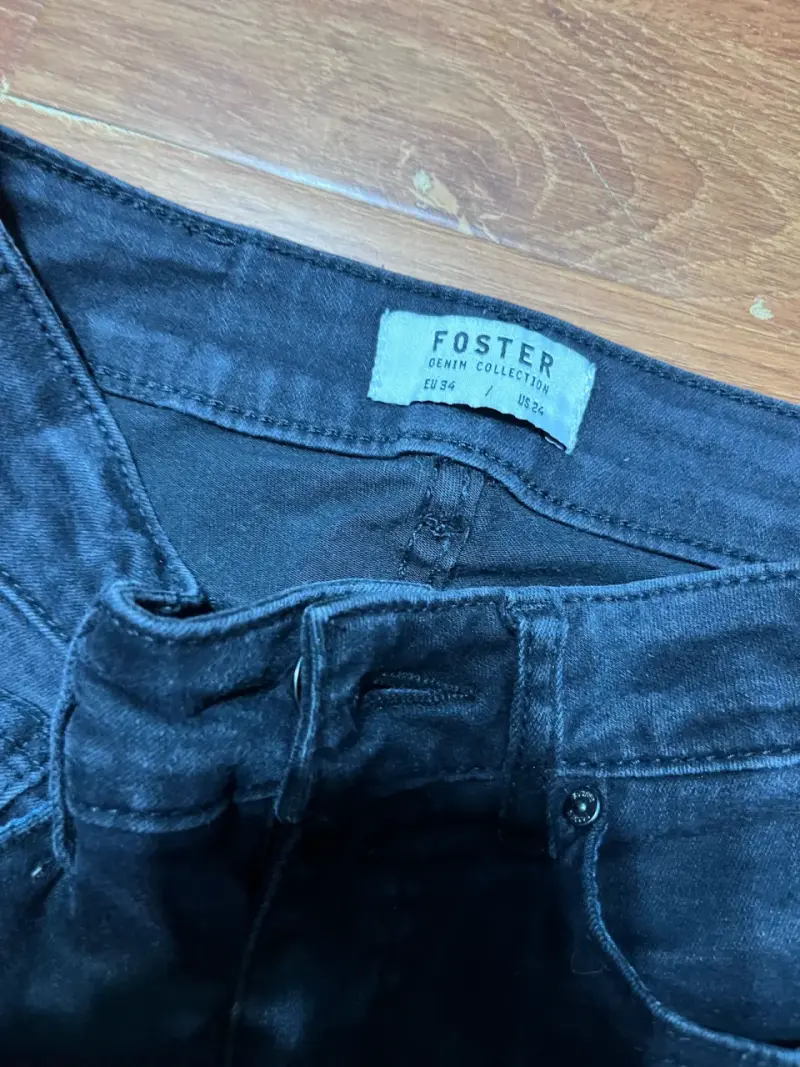 Jeans ajustados negro Foster - 4