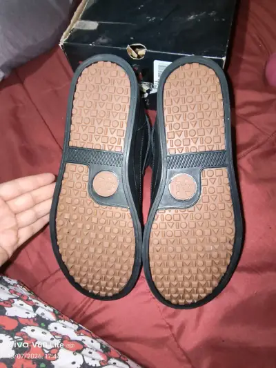 Zapatillas negras Maui & Sons de caña alta - miniatura 3