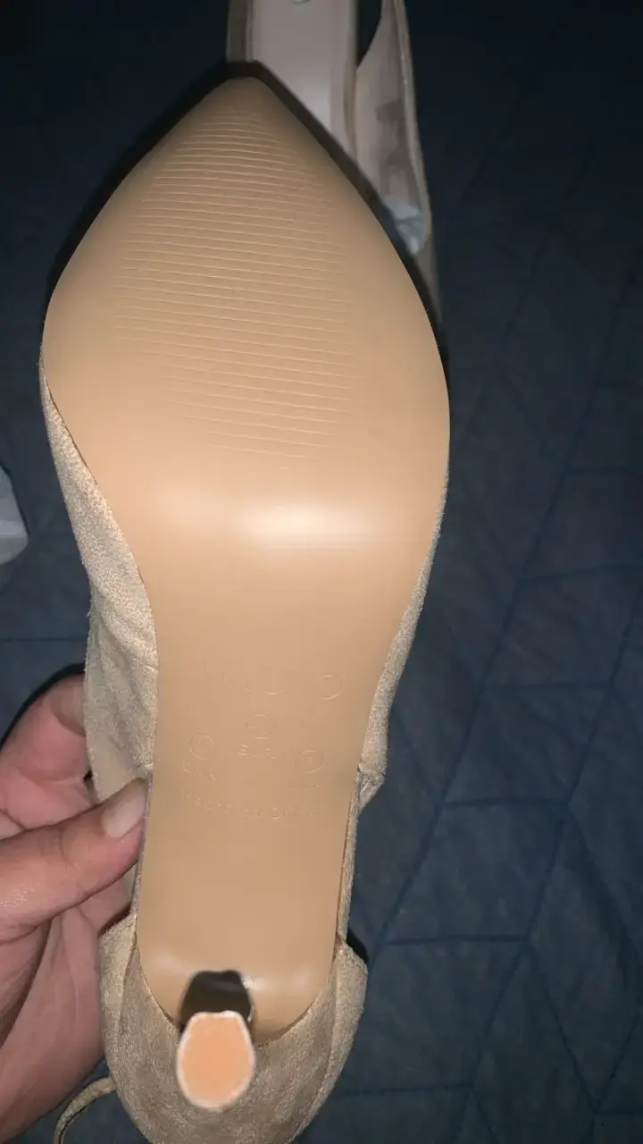 Zapatos de tacón beige Via Uno elegantes - 4
