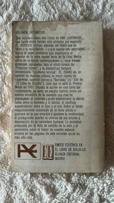 Libro 'El Verdugo El Enano' de Pär Lagerkvist - miniatura 2