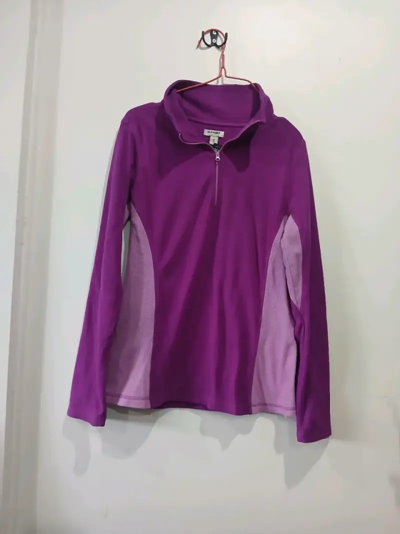 Polerón morado de mujer Old Navy con cierre - 1