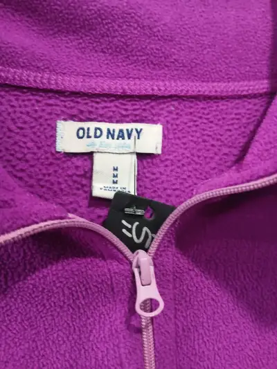 Polerón morado de mujer Old Navy con cierre - miniatura 2