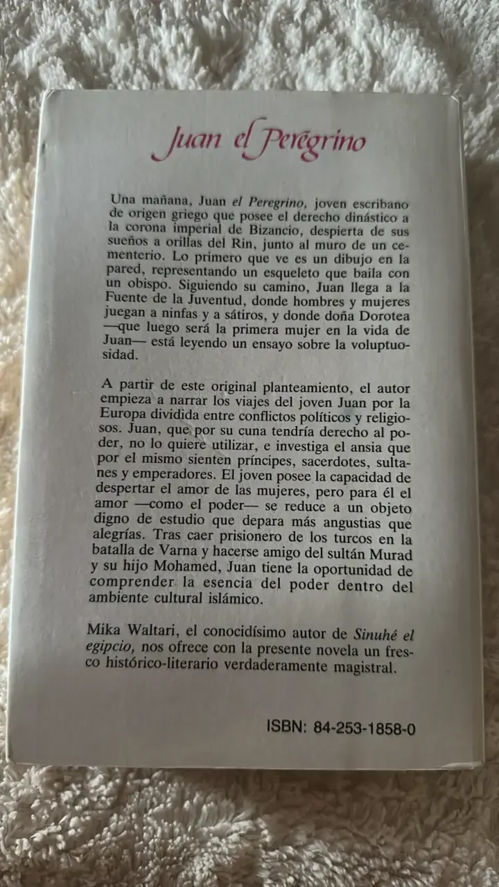 Libro 'Juan el Peregrino' de Mika Waltari - 2