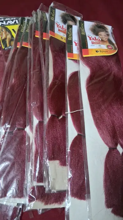 Extensiones de Trenzas Realistic Yaki Rojo - miniatura 4