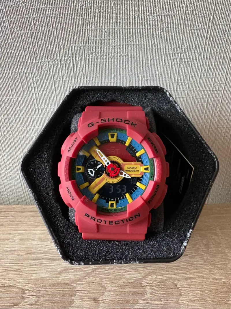 Reloj Casio G-Shock Rojo Multicolor - 2