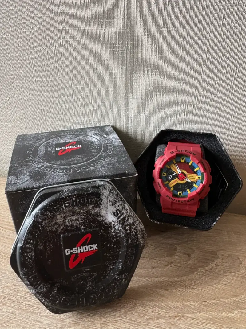 Reloj Casio G-Shock Rojo Multicolor - 3