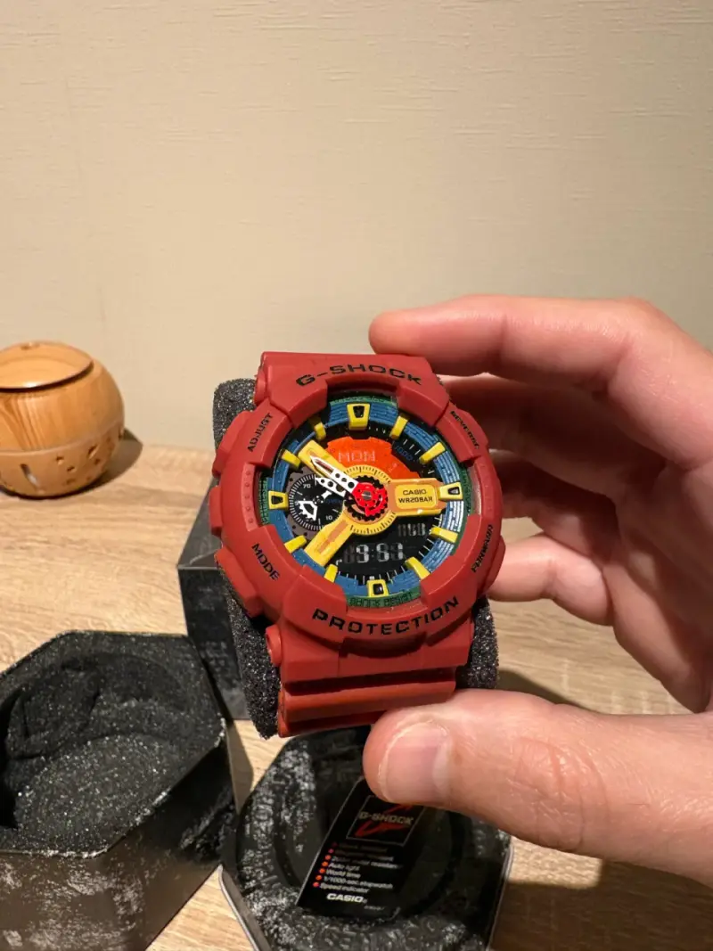 Reloj Casio G-Shock Rojo Multicolor - 4