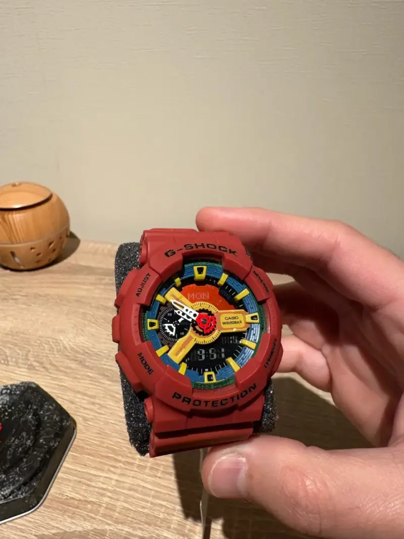 Reloj Casio G-Shock Rojo Multicolor - 5
