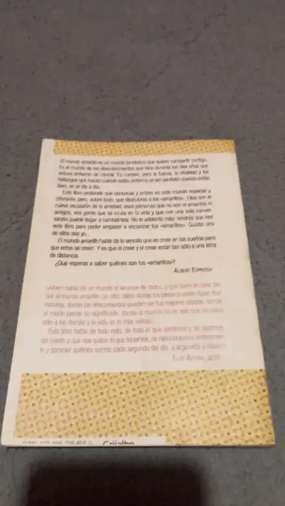 Libro 'El Mundo Amarillo' de Albert Espinosa - miniatura 2