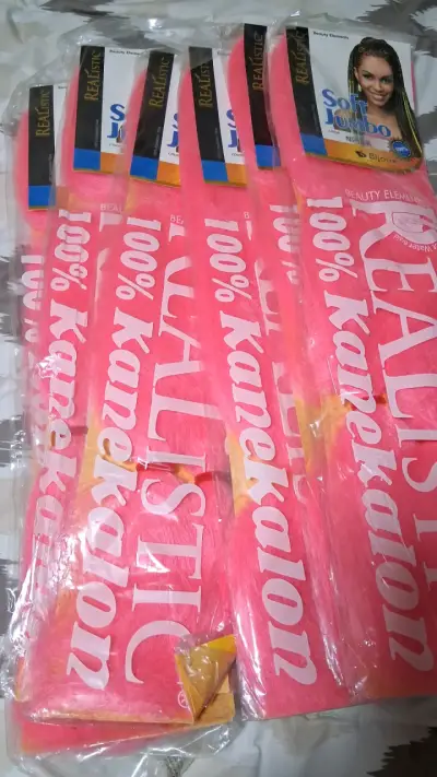 Extensiones de Trenzas Jumbo Rosa Realistic - miniatura 2