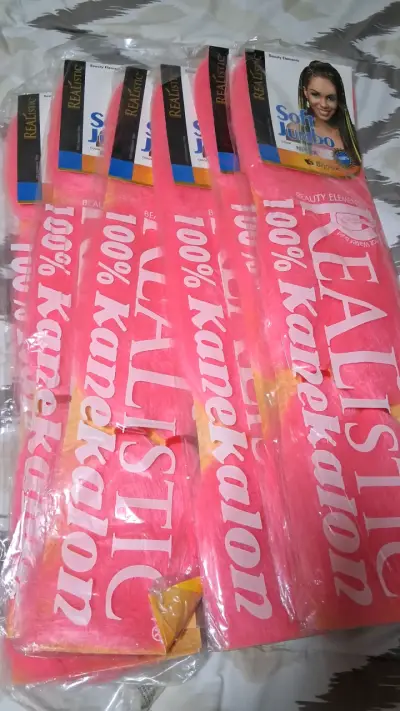 Extensiones de Trenzas Jumbo Rosa Realistic - miniatura 4
