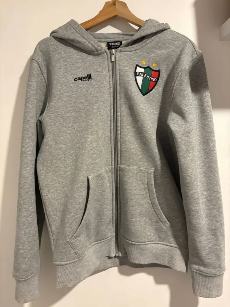 Polerón gris Capelli Sport Palestino con capucha - 1