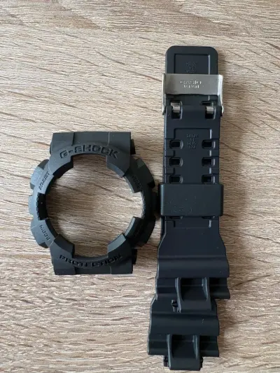 Carcasa y correa  para reloj Casio G-Shock negra - miniatura 1