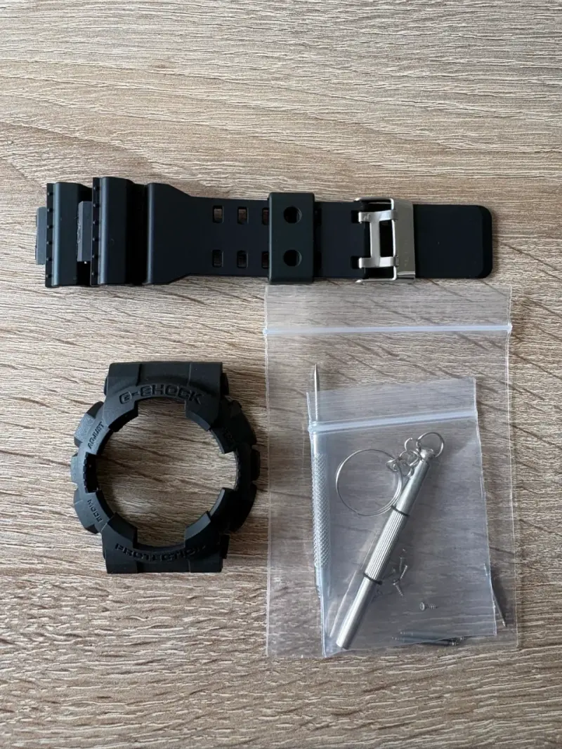 Carcasa y correa para reloj Casio G-Shock negra - 3