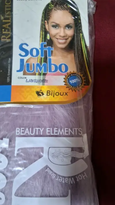 Extensiones de cabello sintético lavanda Soft Jumbo - miniatura 4
