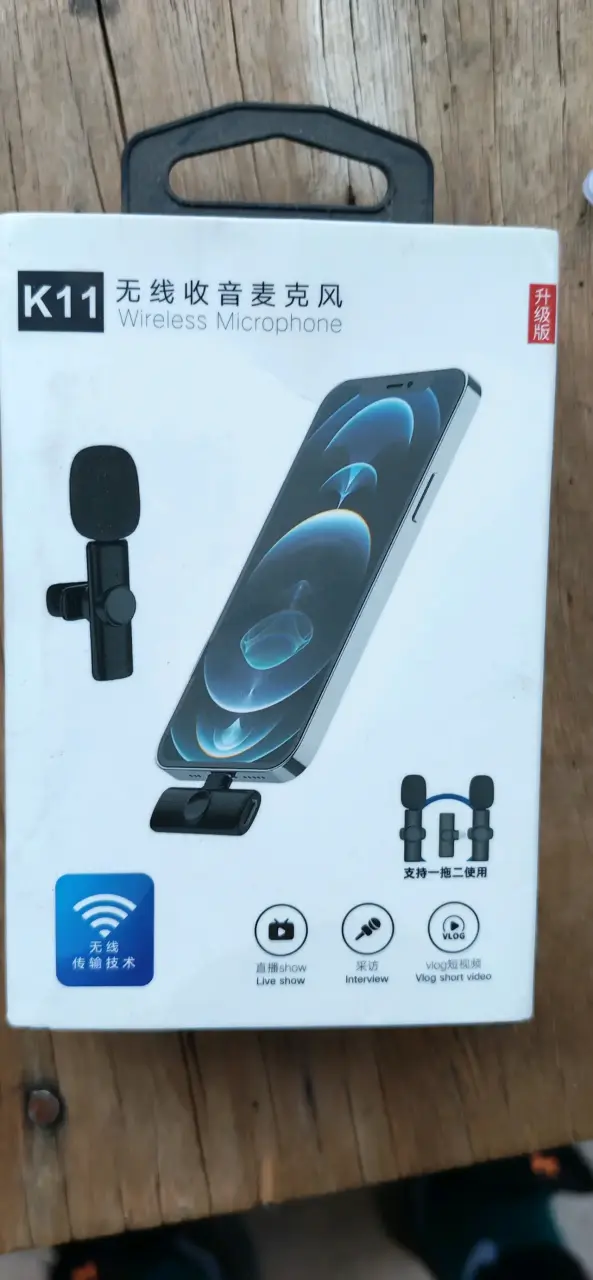 Micrófono Inalámbrico K11 para Vlogs y Entrevistas - 2