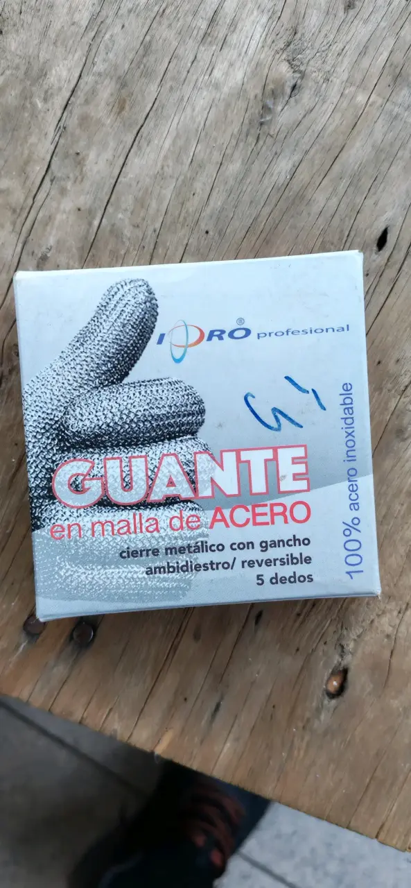Guante de malla de acero inoxidable para seguridad - 2