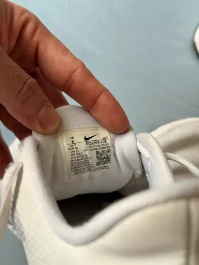 Zapatillas deportivas Nike blancas para correr - miniatura 4