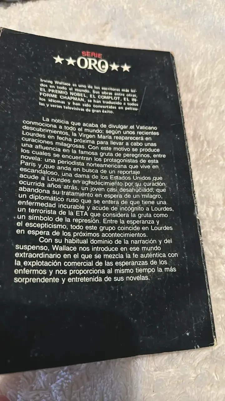 Libro El Milagro de Irving Wallace - 2