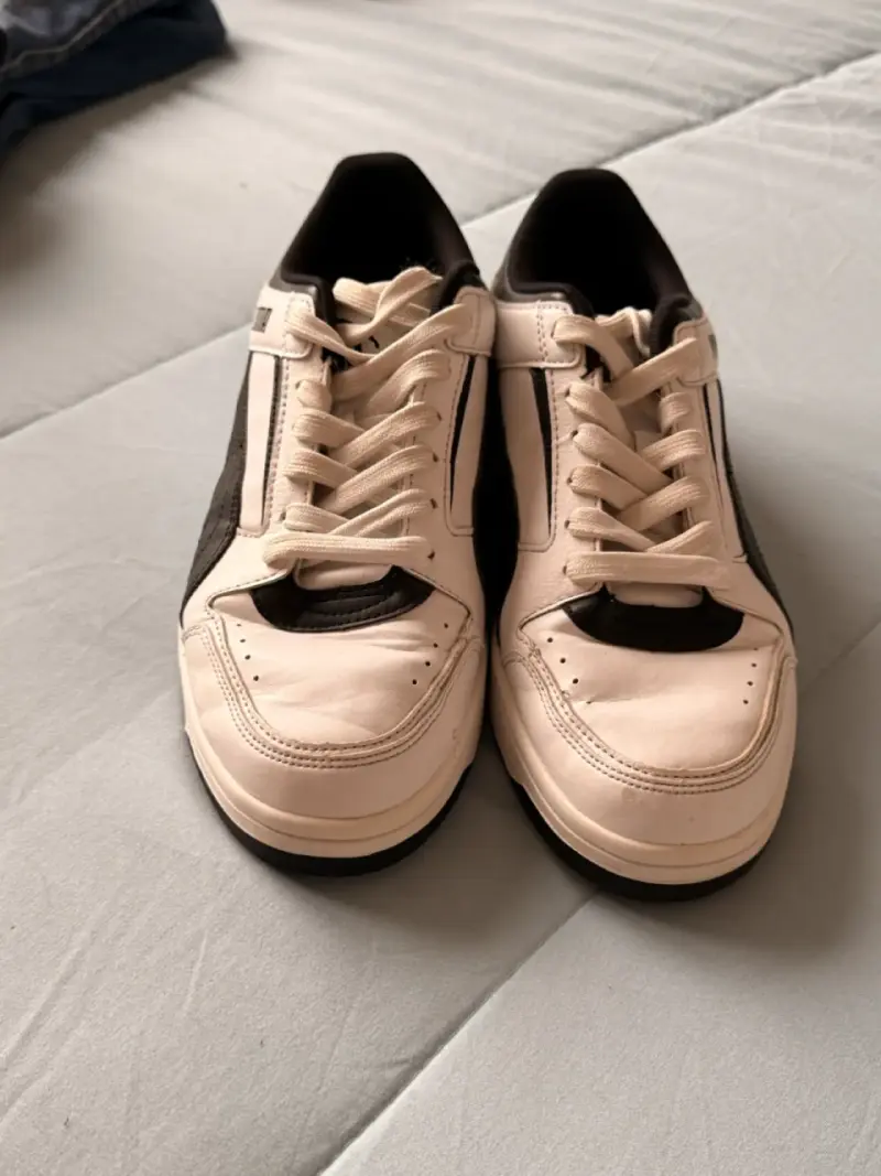 Zapatillas deportivas Puma blancas y negras - 4