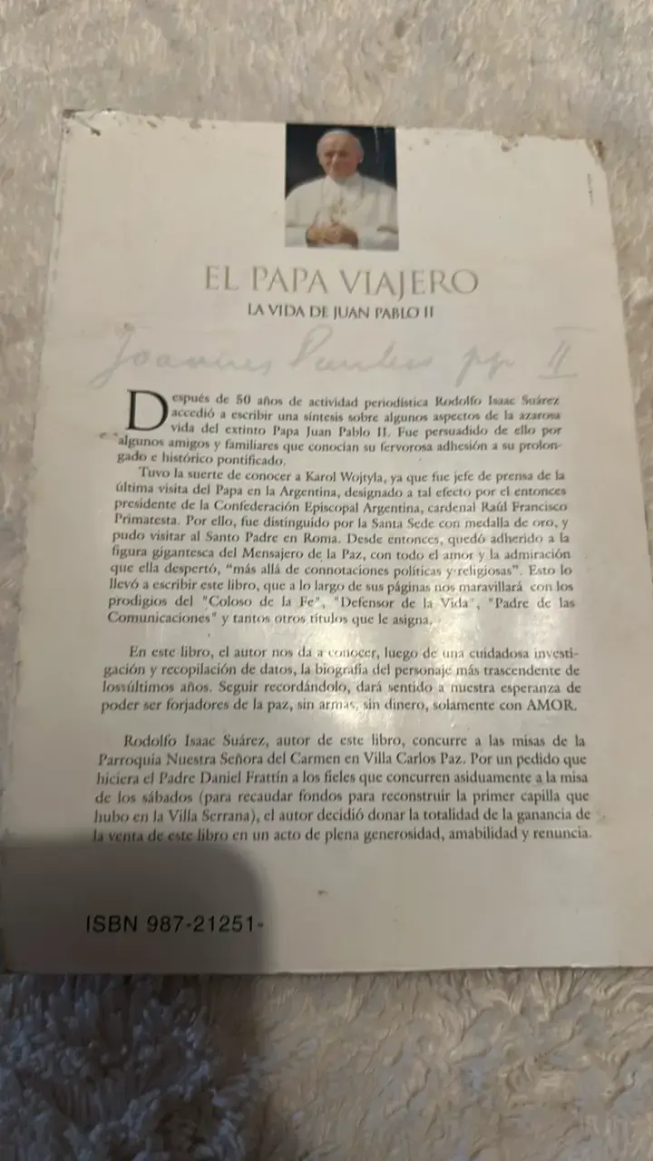 Libro El Papa Viajero: La Vida de Juan Pablo II - 2