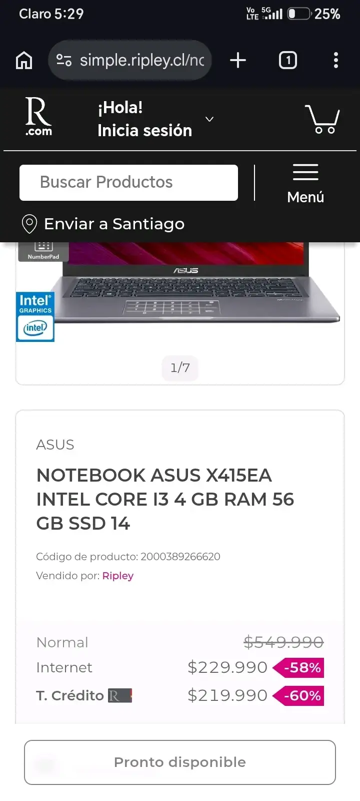 Laptop ASUS con teclado numérico y pantalla amplia - 5