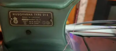 Máquina de Coser Husqvarna Vintage Tipo 21E - miniatura 4