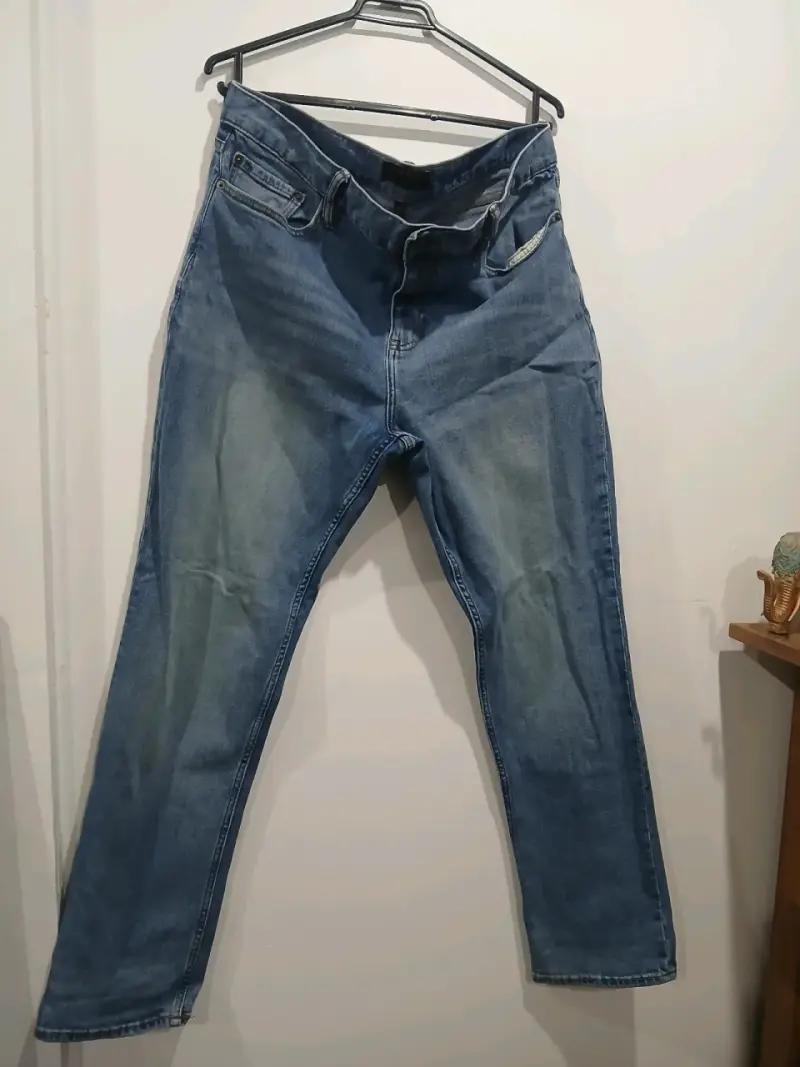 Jeans Banana Republic Slim Azul Talla 35x32 - 1