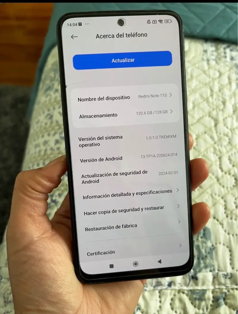 Xiaomi Redmi Note 11S 128GB Graphite Gray en buen estado - 1