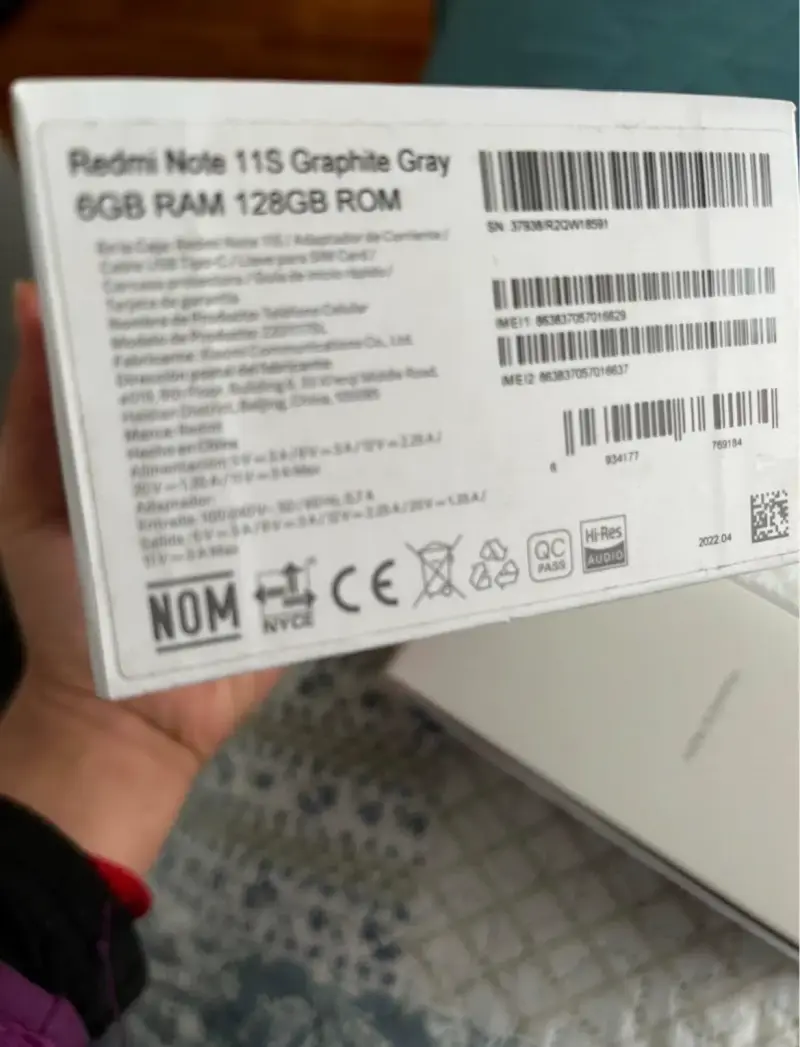 Xiaomi Redmi Note 11S 128GB Graphite Gray en buen estado - 2