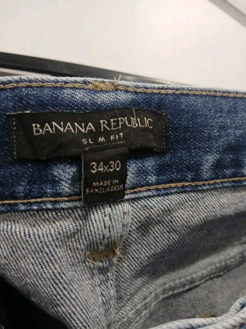 Jeans Banana Republic Slim Fit 34x30 - 3