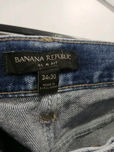 Jeans Banana Republic Slim Fit 34x30 - miniatura 3