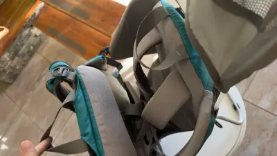 Mochila porta bebé Doite Musala verde - miniatura 3
