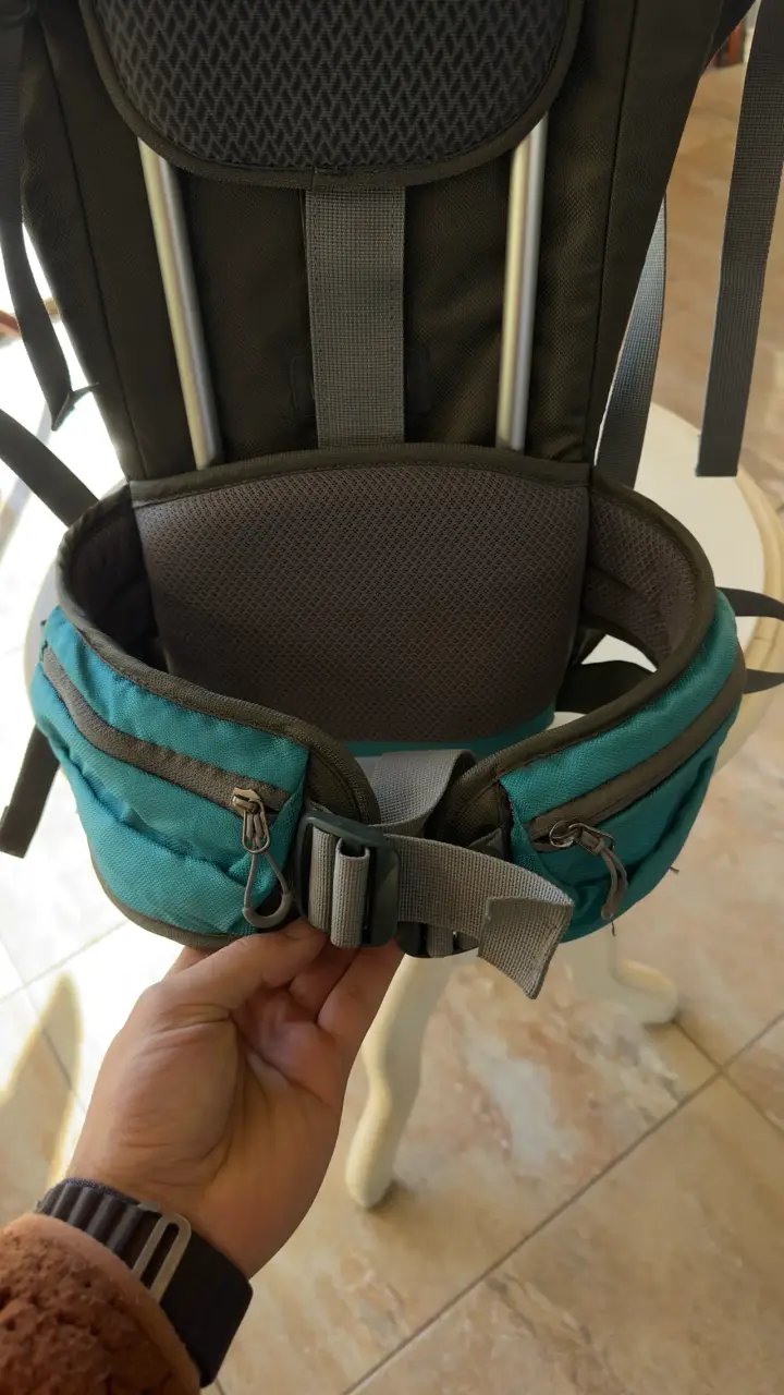 Mochila porta bebé Doite Musala verde - 4