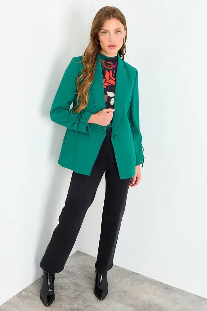 Blazer verde esmeralda IO nuevo talla 38 - 1