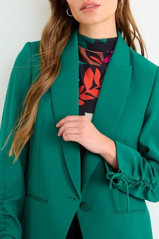 Blazer verde esmeralda IO nuevo talla 38 - 3