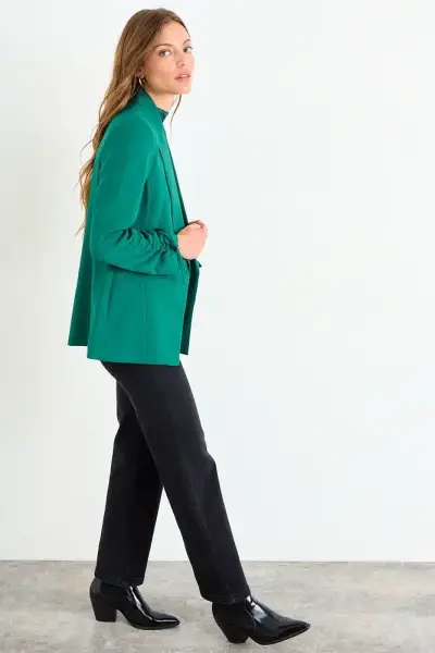 Blazer verde esmeralda IO nuevo talla 38 - miniatura 5