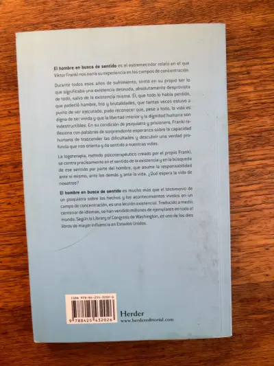 Libro 'El Hombre en Busca de Sentido' de Viktor Frankl - miniatura 2