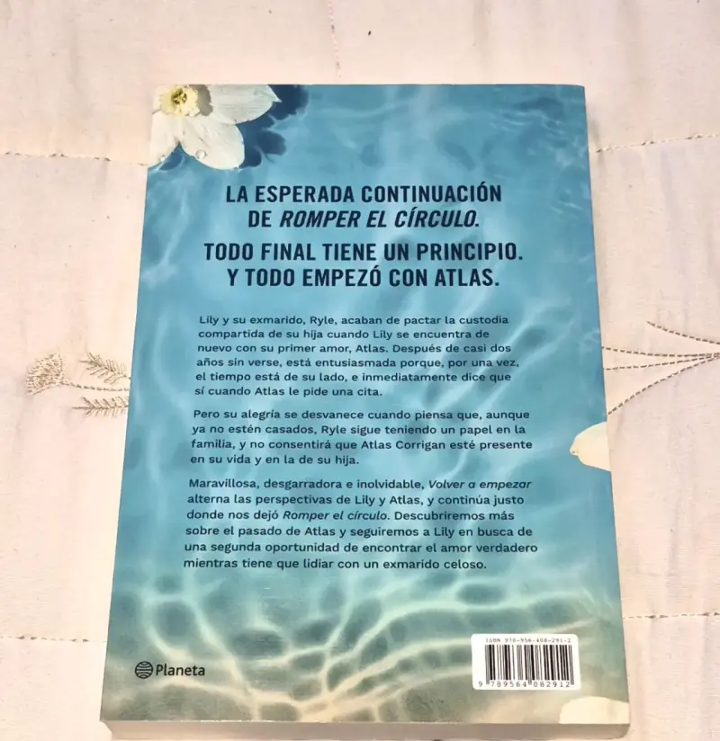 Libro 'Volver a Empezar' de Colleen Hoover - 2