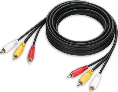 Cable RCA de Audio y Video Bolsa 10 unidades - miniatura 1